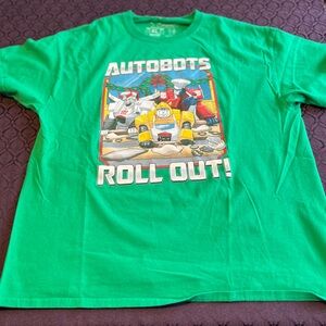 Green Autobots Christmas T-Shirt